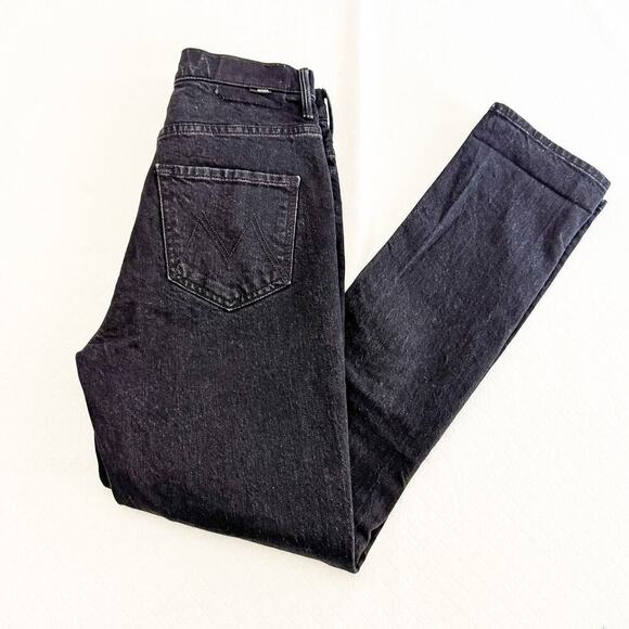 Mother Superior The Dazzler Shift Who's Sorry Now Black Denim Jeans Size 25 - Picture 10 of 10